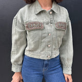 CHAQUETA VAQUERA VERDE CACERIA