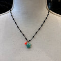 COLLAR DE NUDOS CON ESTRELLA TURQUESA