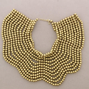 MAXI COLLAR BABERO DORADO