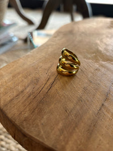 ANILLO TRIPLE DORADO