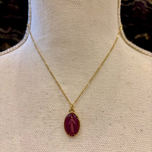 CADENA MILAGROSA ESMALTADA