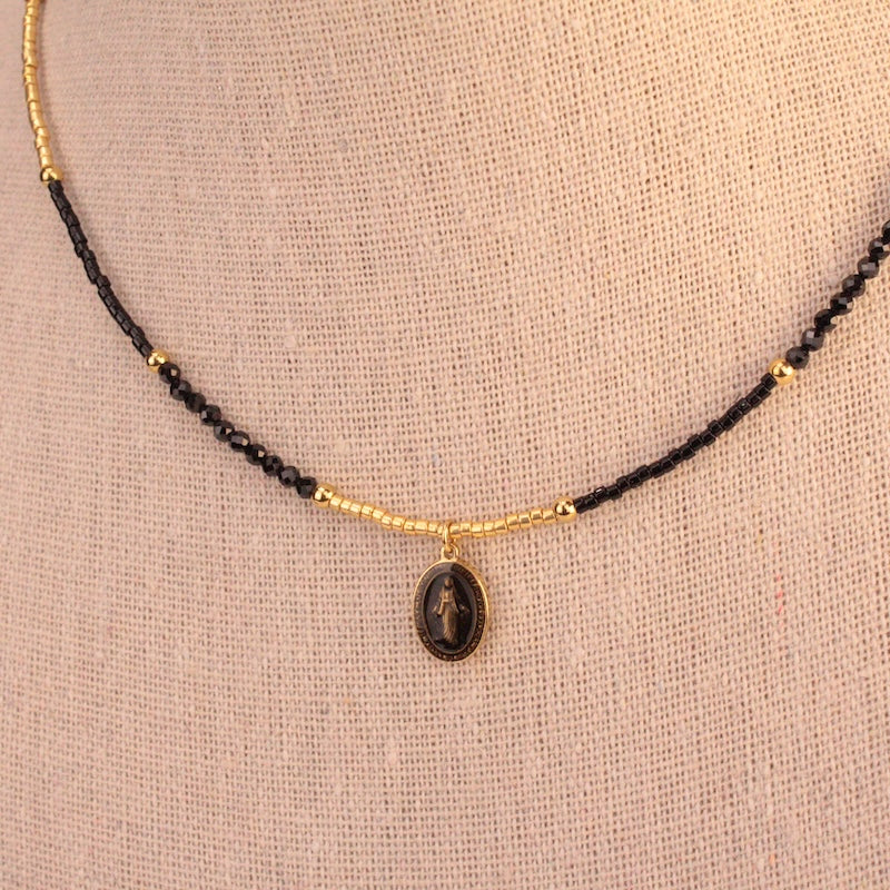 COLLAR MILI NEGRO