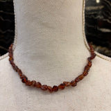 GARGANTILLA PIEDRAS MARRON