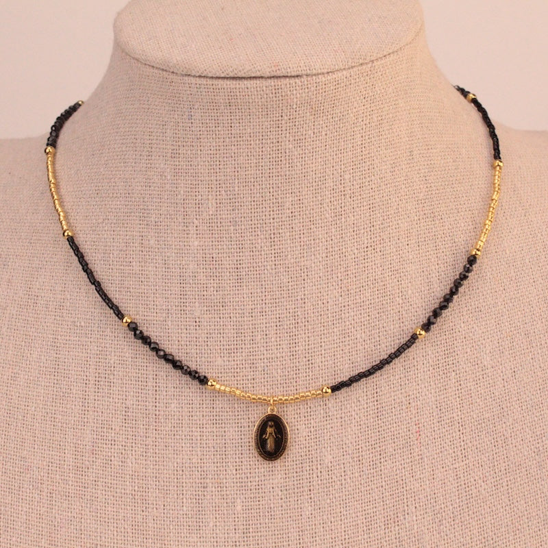 COLLAR MILI NEGRO