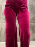PANTALÓN TERCIOPELO FUCSIA