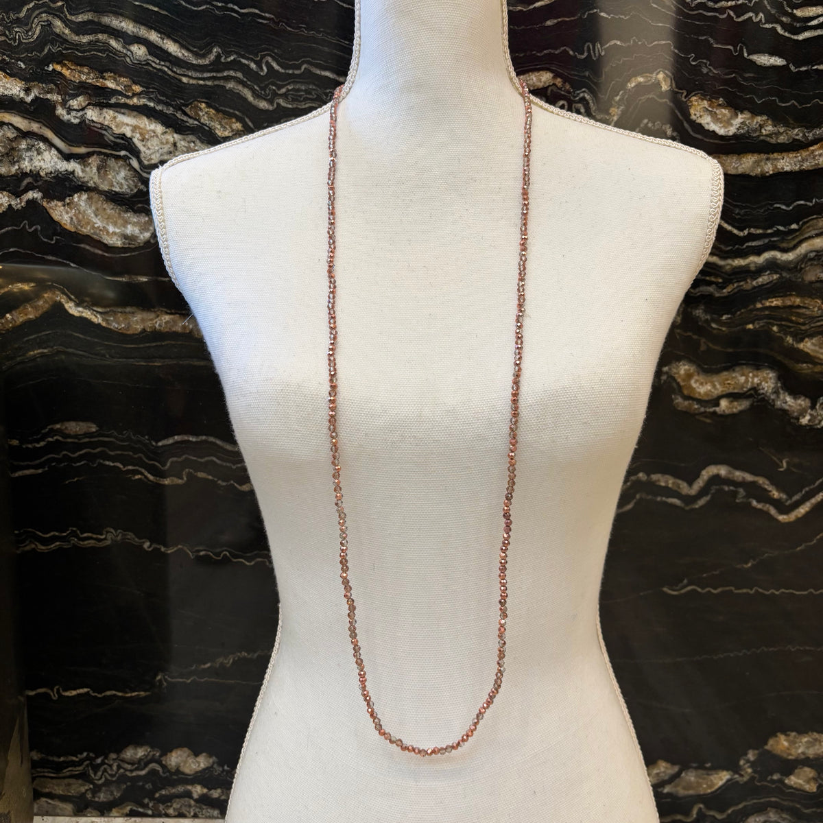 COLLAR DORADO ROSADO