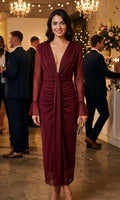 VESTIDO TOSCANA BURDEOS