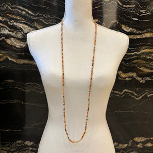COLLAR BOLITAS CALABRAZA Y BRONCE