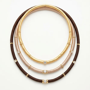 COLLAR CUERDAS TELA