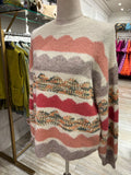 JERSEY CORAL Y BEIGE