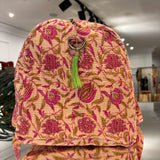 BOLSA ESTAMPADA FONDO NARANJA