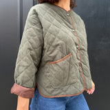 CHAQUETA DE PANA VERDE CACERIA