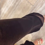 PANTALON MARRON DE TERCIOPELO BOMBACHO