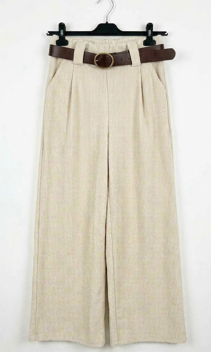 PANTALON DE PANA BEIGE