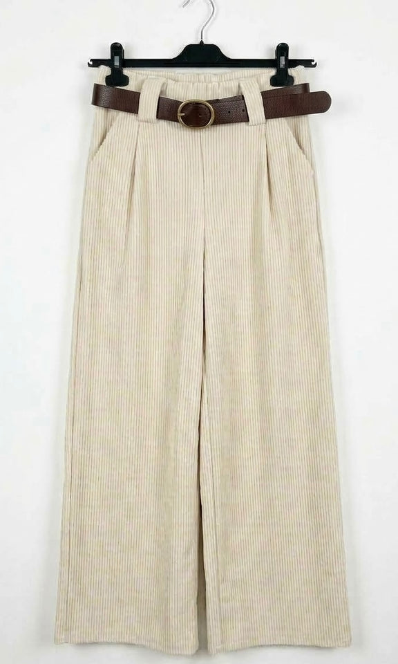 PANTALON DE PANA BEIGE