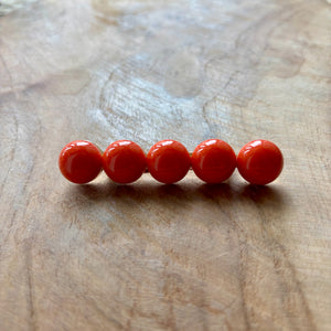BROCHE BOLAS NARANJA