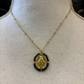 CADENA CON VIRGEN MILAGROSA NEGRA