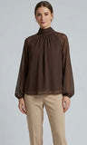 BLUSA PARIS MARRON CHOCOLATE