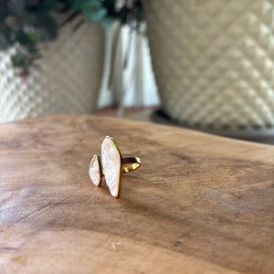 ANILLO DOBLE NÁCAR