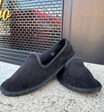 SLIPPERS DE TERCIOPELO NEGRO