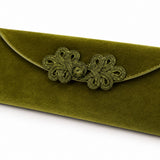 CARTERA TERCIOPELO VERDE OLIVA