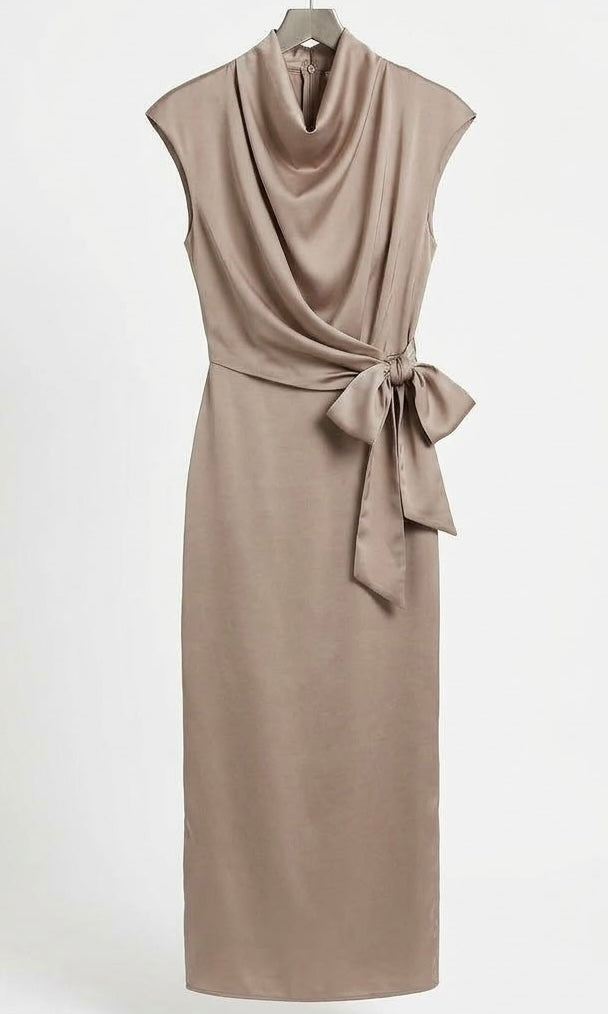 VESTIDO BREST TAUPE