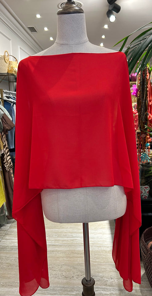CAPA DE GASA ROJA