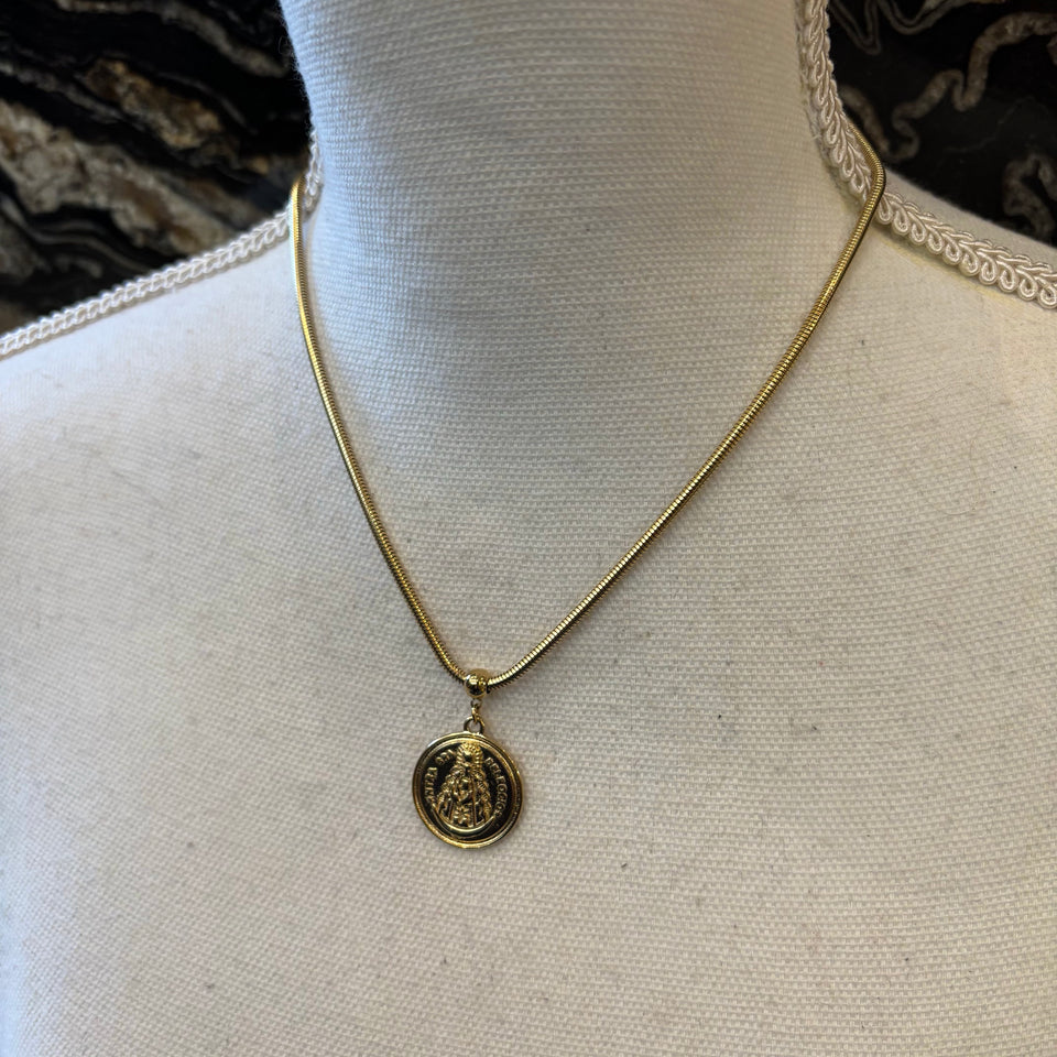 CADENA COLA DE RATON VIRGEN DEL ROCIO