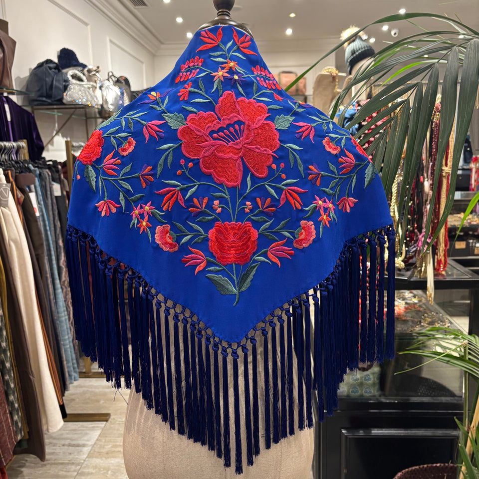 MANTONCILLO ROCIO AZUL ELÉCTRICO