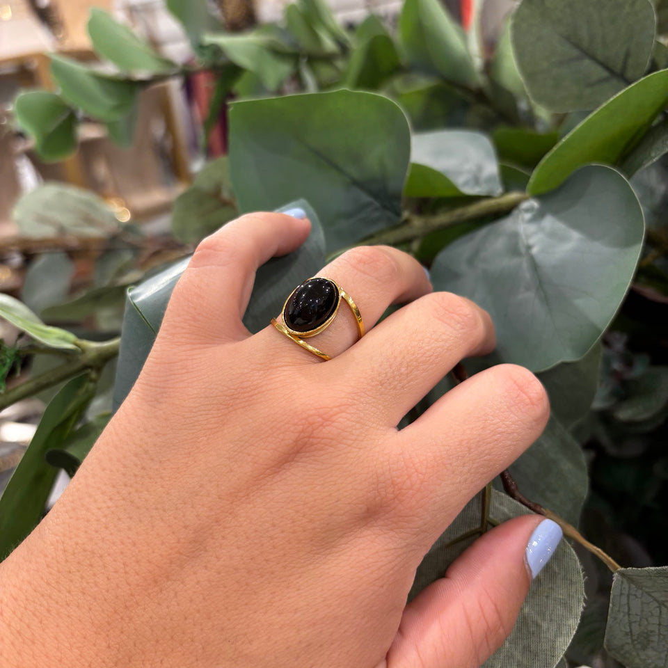 ANILLO PIEDRA NEGRA