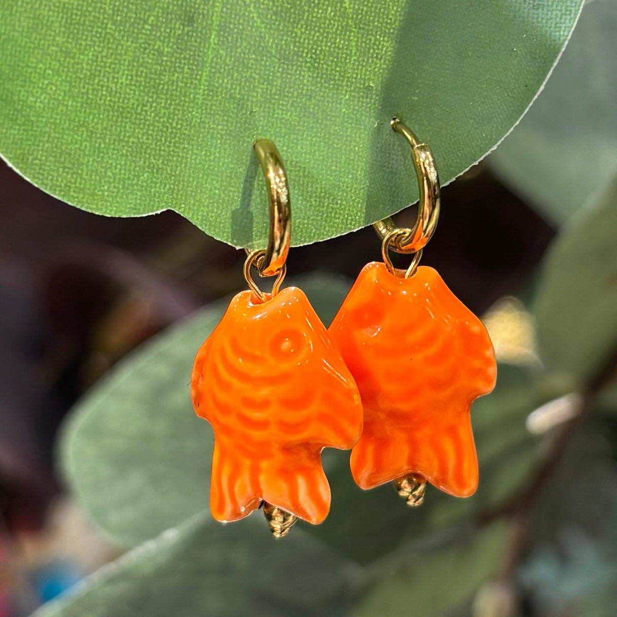 ARO PEZ CERAMICA NARANJA