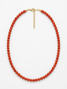 COLLAR BOLA PEQUEÑA NARANJA