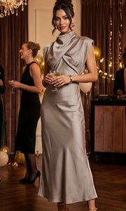 VESTIDO SUIZA TAUPE