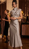 VESTIDO SUIZA TAUPE
