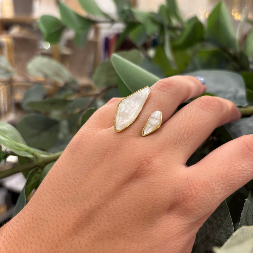 ANILLO DOBLE NÁCAR