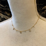 CADENA DETALLES FLOR DE CRISTAL