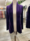 BLAZER DE TERCIOPELO MORADA
