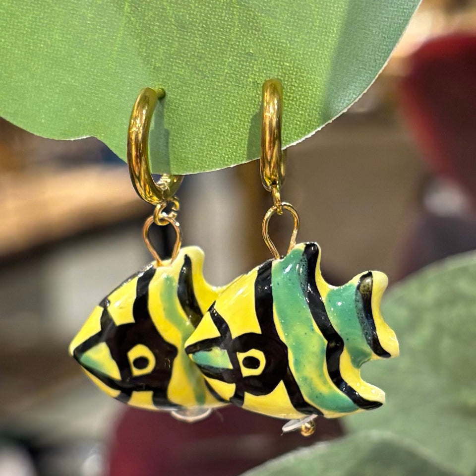 ARO PEZ CERAMICA AMARILLO