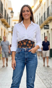 FAJIN ESTAMPADO GEOMETRICO