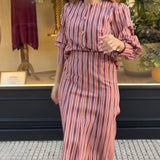 CONJUNTO DE FALDA RAYAS