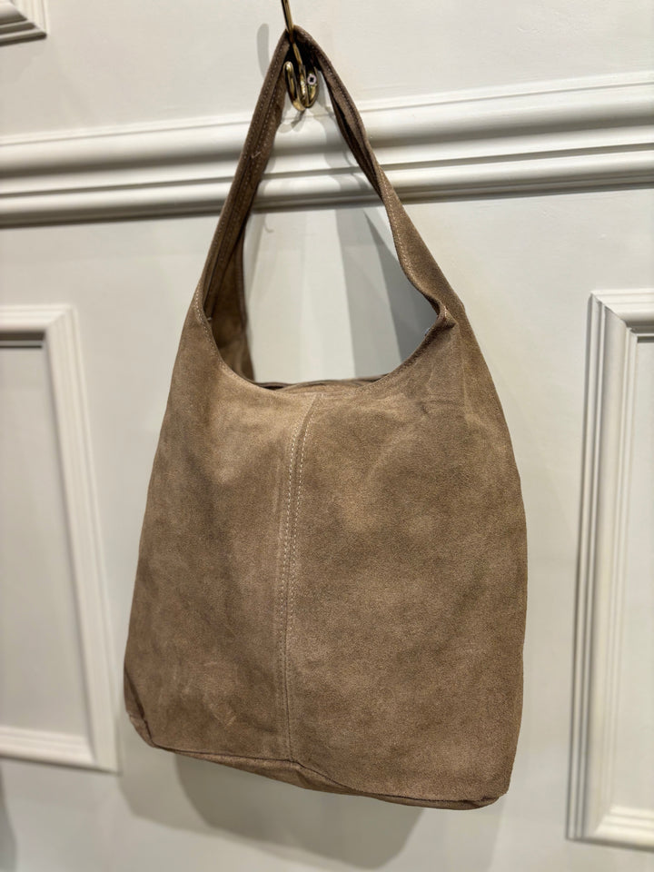 BOLSO DE SACO TAUPE