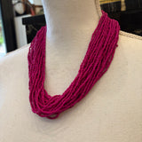 COLLAR MULTIPLES VUELTAS BUGANVILLA