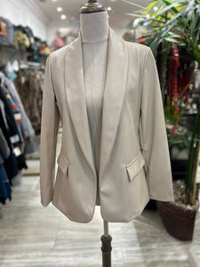 BLAZER DE POLIPIEL BEIGE