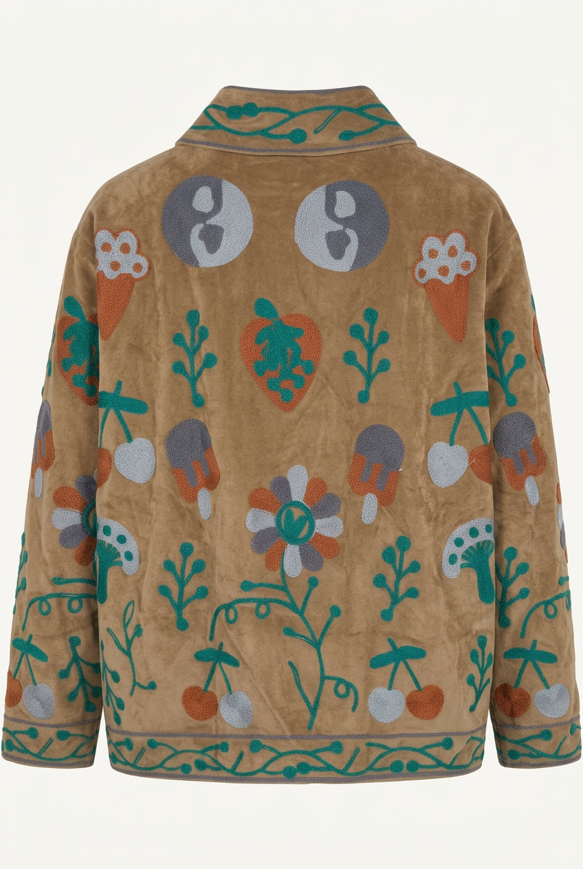 CHAQUETA ESTILO SUZANI VERDE HOJA