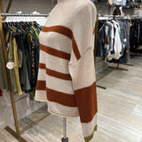 JERSEY BEIGE CON RAYAS CALDERA