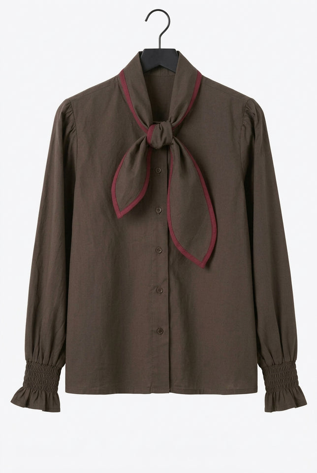 BLUSA LUGO MARRON