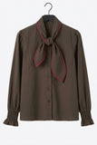 BLUSA LUGO MARRON
