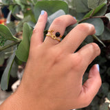 ANILLO ESTRELLA Y LUNA NEGRO