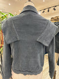 CHAQUETA DE PANA GRIS