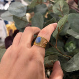 ANILLO PIEDRA AZUL